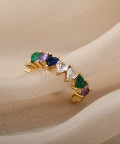 Shop Lena Jade Bold Colors Heart Ring