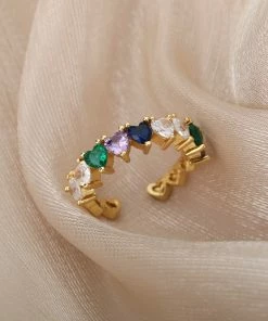 Shop Lena Jade Bold Colors Heart Ring