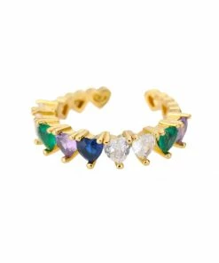 Shop Lena Jade Bold Colors Heart Ring