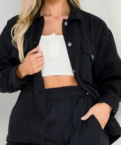 Shop Lena Jade The Basics Collection Perfect Basic Jacket Sweater