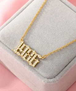 Shop Lena Jade BDAY Necklace