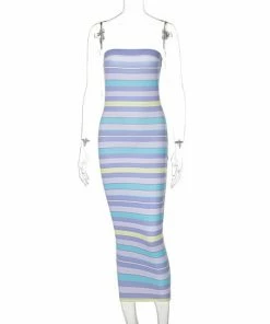 Shop Lena Jade Extra Stripes Long Dress Dresses