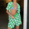 Shop Lena Jade Lori Checkered Set
