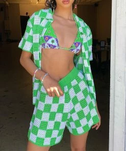 Shop Lena Jade Lori Checkered Set