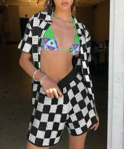 Shop Lena Jade Lori Checkered Set