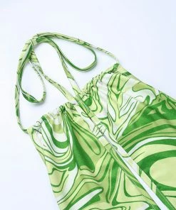 Shop Lena Jade Green Devie Halter Dress