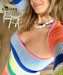 Shop Lena Jade Priya Crochet Dress Dresses