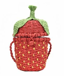 Shop Lena Jade Strawberry Wicker Bag