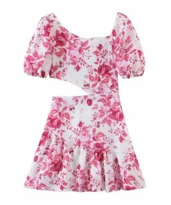 Shop Lena Jade Dresses Kara Puff Sleeve Dress