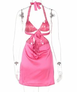 Shop Lena Jade Halter Tops Sloane Halter Dress