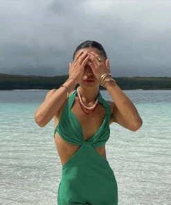 Shop Lena Jade Halter Tops Sloane Halter Dress