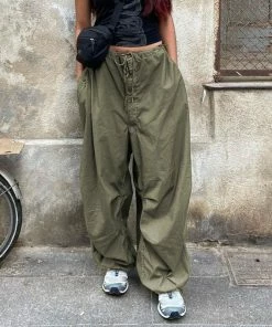 Shop Lena Jade Wide Leg Cargo Pants
