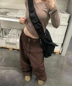 Shop Lena Jade Wide Leg Cargo Pants