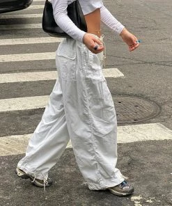 Shop Lena Jade Wide Leg Cargo Pants